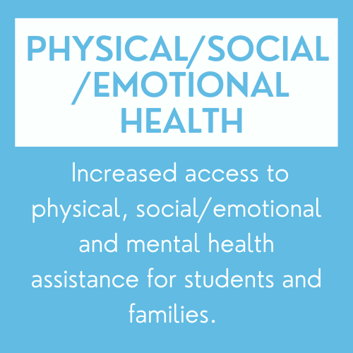 PHYSICAL/SOCIAL  /EMOTIONAL HEALTH: