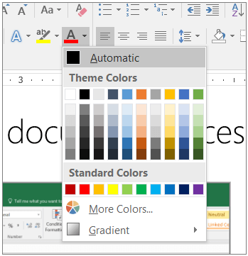 Color Contrast Automatic Font Graphic